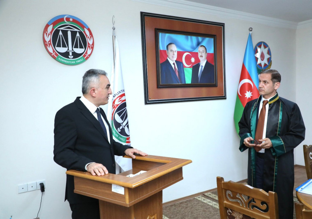 Naxçıvan Muxtar Respublikası Vəkillər Kollegiyası üzvlərinin növbəti ümumi yığıncağı keçirilib<font color=red> - FOTOLAR</font>