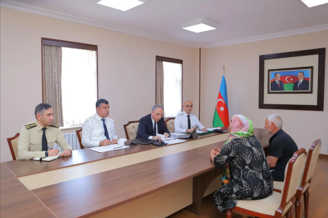 Kamran Əliyev Naxçıvanda vətəndaşları qəbul edib<font color=red> - FOTOLAR</font>