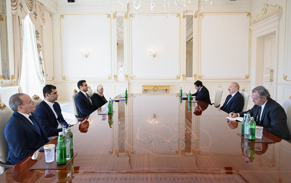 Prezident İlham Əliyev ABŞ Konqresinin Nümayəndələr Palatasının üzvünü qəbul edib<font color=red> - FOTOLAR</font>