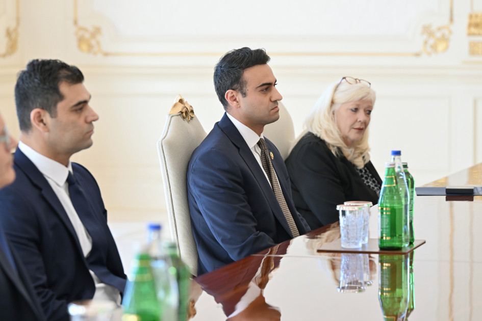 Prezident İlham Əliyev ABŞ Konqresinin Nümayəndələr Palatasının üzvünü qəbul edib<font color=red> - FOTOLAR</font>