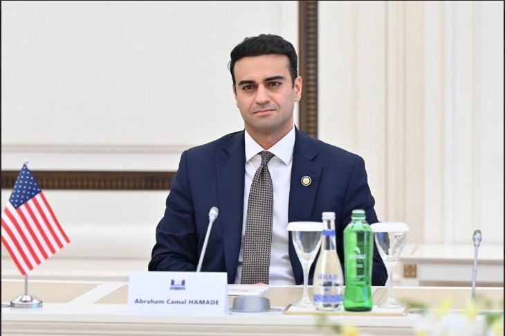 Sahibə Qafarova Abraham Hamada ilə Azərbaycan-ABŞ münasibətlərini müzakirə edib<font color=red> - FOTOLAR</font>