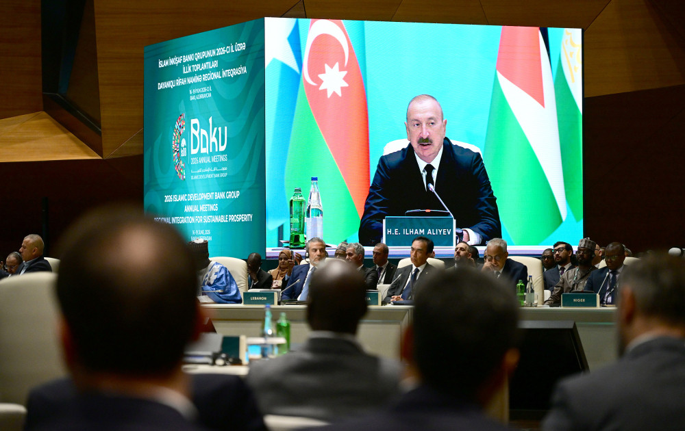 Prezident İlham Əliyevin iştirakı ilə Bakıda İslam İnkişaf Bankı Qrupunun 2026-cı il üzrə İllik Toplantılarının açılış mərasimi keçirilib<font color='red'> - YENİLƏNİB </font><font color=red> - VİDEO</font><font color=red> - FOTOLAR</font>