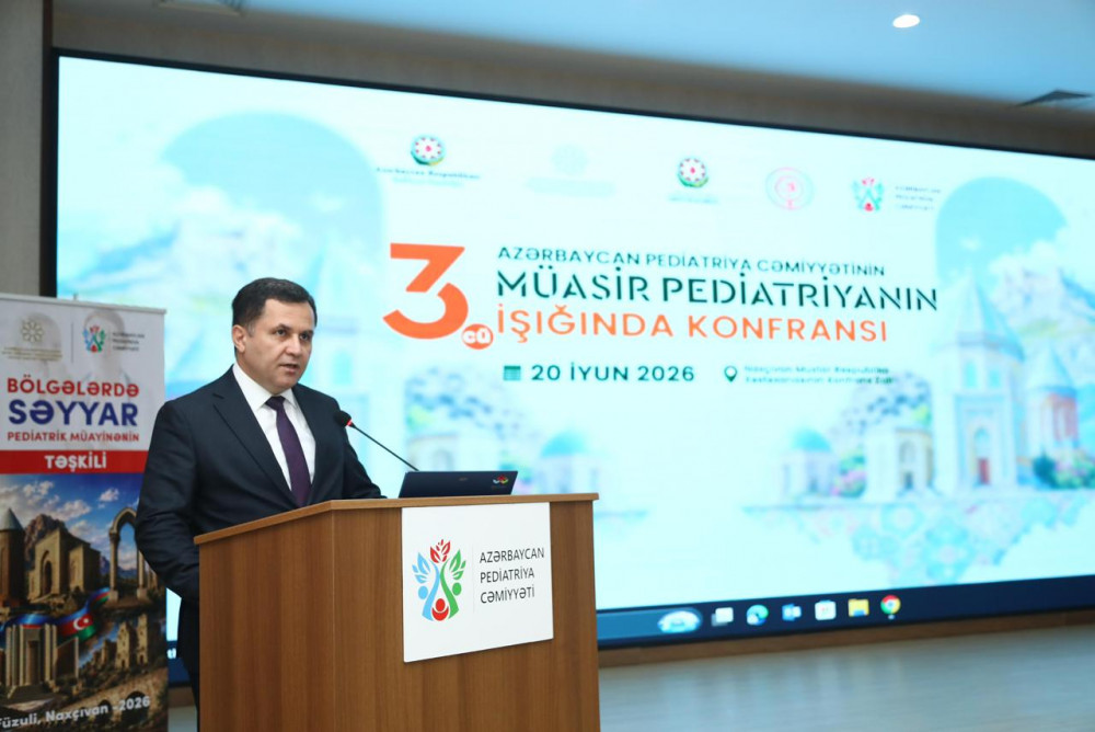Naxçıvanda “Müasir pediatriyanın işığında” adlı konfrans keçirilib<font color=red> - FOTOLAR</font>