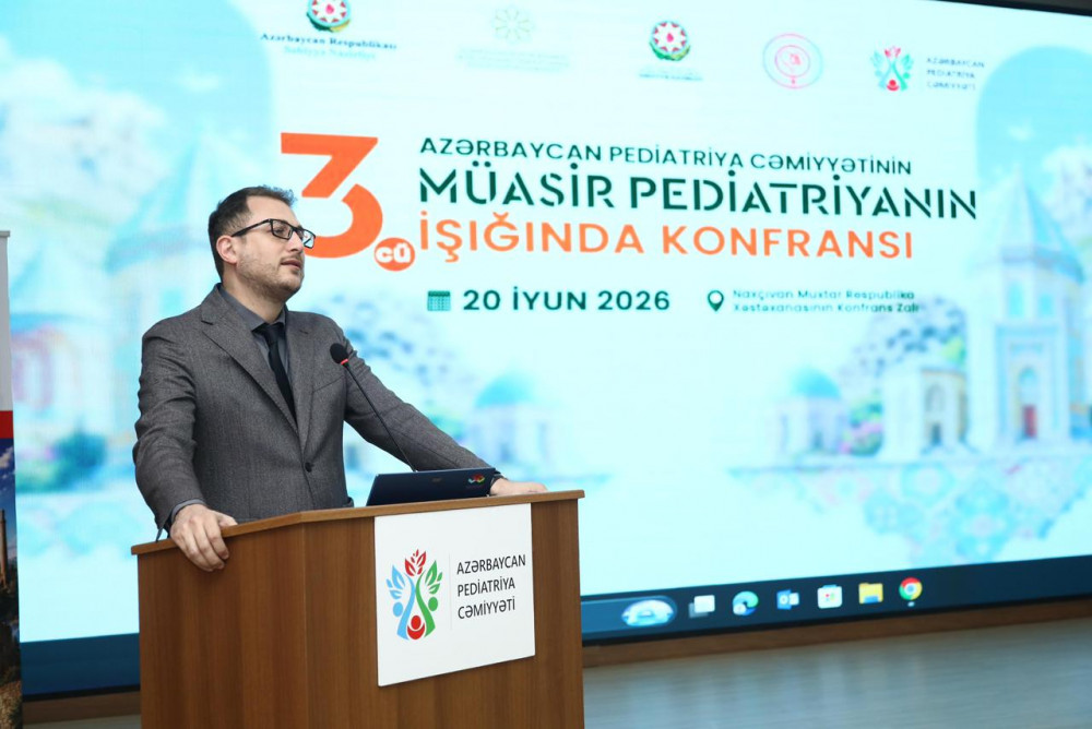 Naxçıvanda “Müasir pediatriyanın işığında” adlı konfrans keçirilib<font color=red> - FOTOLAR</font>