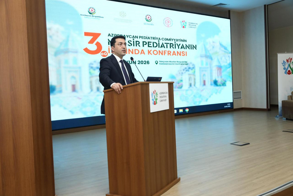 Naxçıvanda “Müasir pediatriyanın işığında” adlı konfrans keçirilib<font color=red> - FOTOLAR</font>