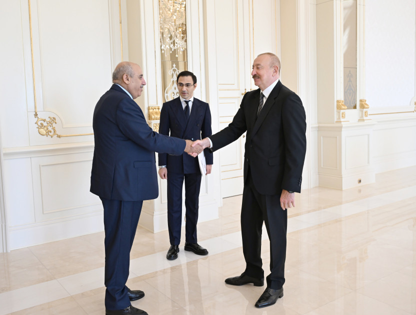 Prezident İlham Əliyev İordaniya Haşimilər Krallığı Nümayəndələr Palatasının nümayəndə heyətini qəbul edib<font color=red> - FOTOLAR</font>