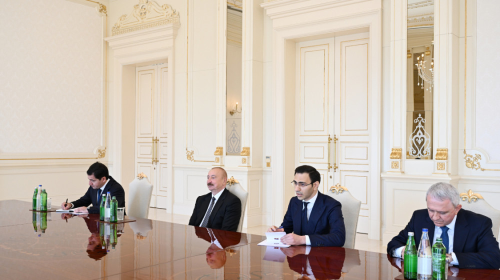Prezident İlham Əliyev İordaniya Haşimilər Krallığı Nümayəndələr Palatasının nümayəndə heyətini qəbul edib<font color=red> - FOTOLAR</font>