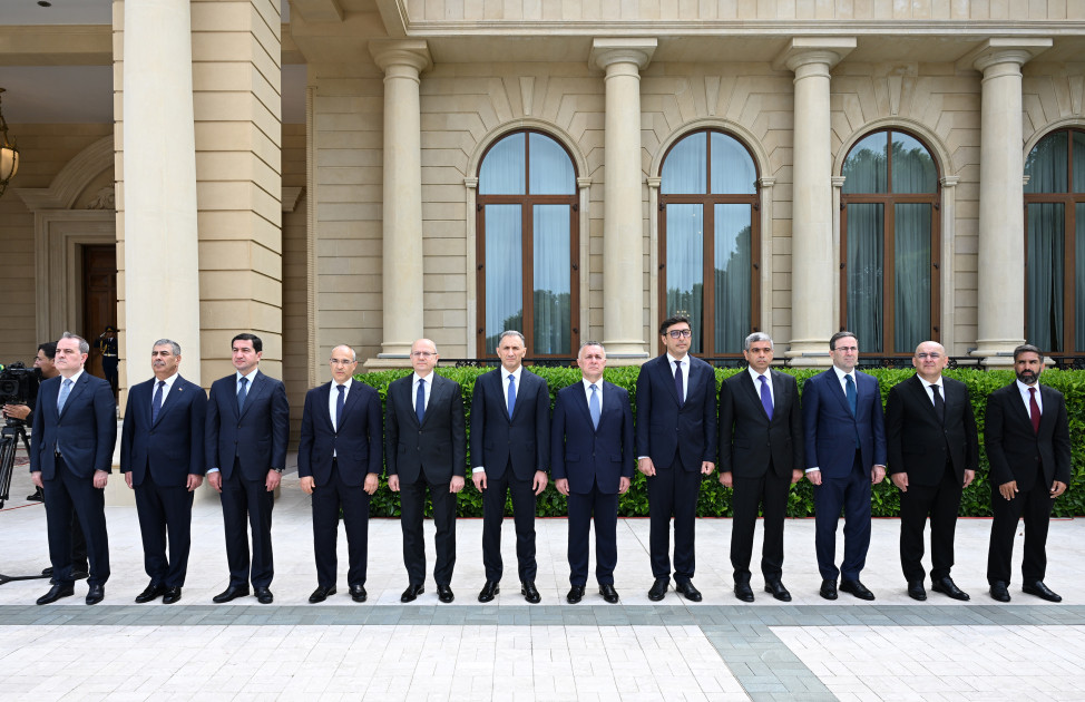 Türkmənistan Prezidenti Sərdar Berdiməhəmmədovun Bakıda rəsmi qarşılanma mərasimi olub<font color=red> - FOTOLAR</font>