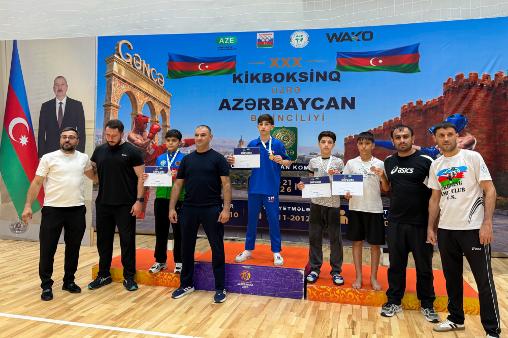 Naxçıvan kikboksçuları Azərbaycan birinciliyində 6 medal qazanıblar<font color=red> - FOTOLAR</font>