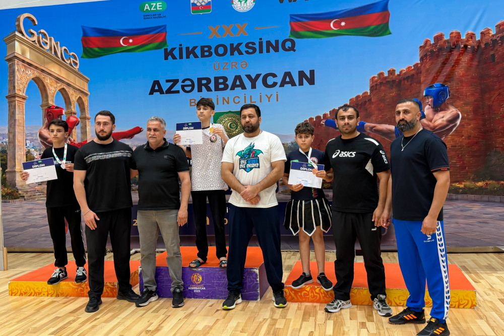 Naxçıvan kikboksçuları Azərbaycan birinciliyində 6 medal qazanıblar<font color=red> - FOTOLAR</font>