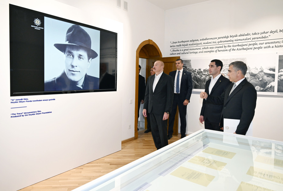 Şuşada “Heydər Əliyev və Qarabağ” sərgisi ilə tanışlıq<font color=red> - FOTOLAR</font>