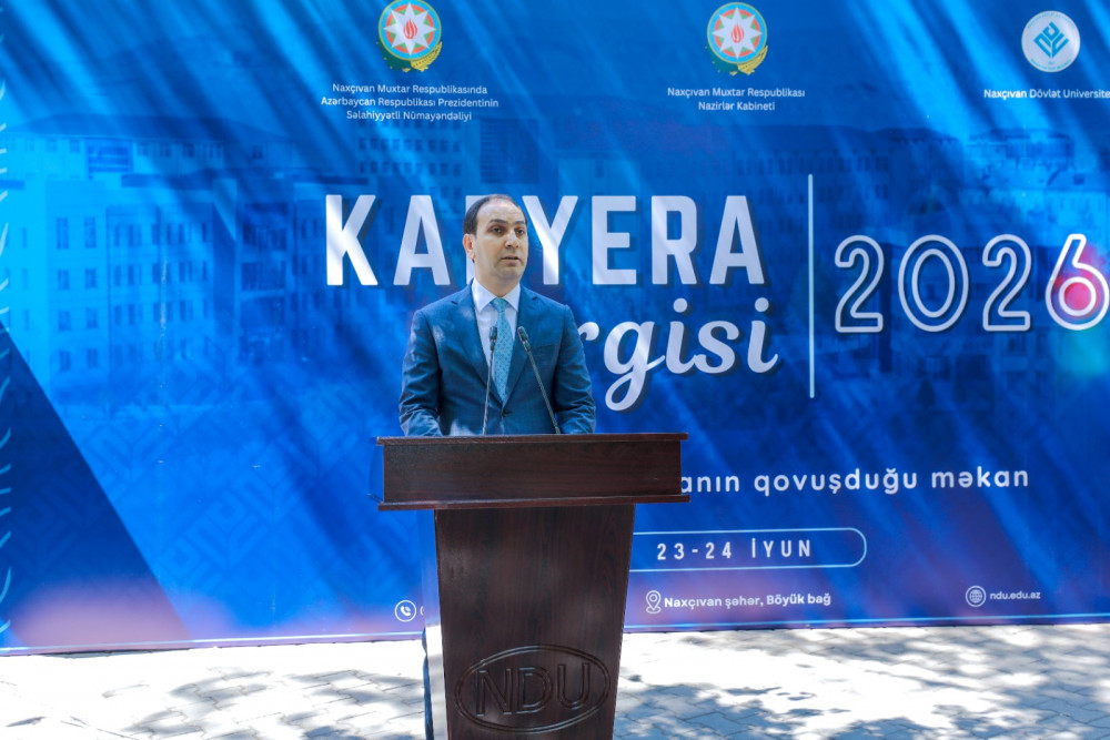 Naxçıvanda III karyera sərgisi təşkil olunub<font color=red> - FOTOLAR</font>