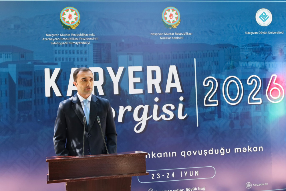 Naxçıvanda III karyera sərgisi təşkil olunub<font color=red> - FOTOLAR</font>
