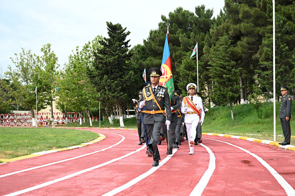 Heydər Əliyev adına Hərbi İnstitutda növbəti buraxılış mərasimi olub<font color=red> - FOTOLAR</font>