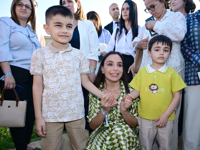 Leyla Əliyeva və Alona Əliyeva Xeyirxahlıq Festivalında iştirak ediblər<font color=red> - FOTOLAR</font>