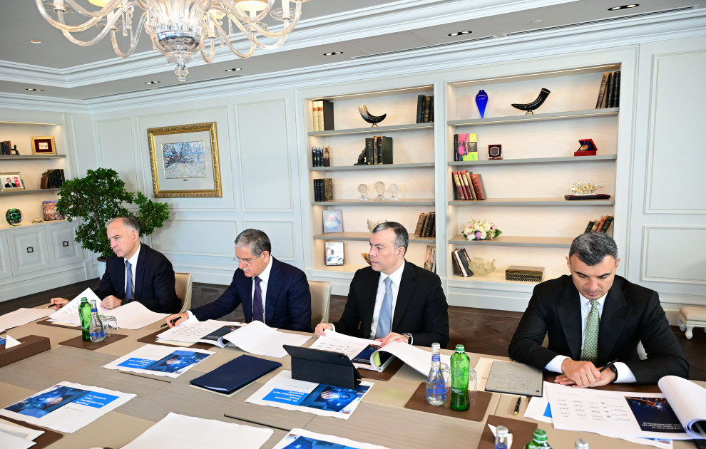 Birinci vitse-prezident Mehriban Əliyevanın sədrliyi ilə Rəqəmsal İnkişaf Şurasının ilk iclası keçirilib<font color=red> - FOTOLAR</font>