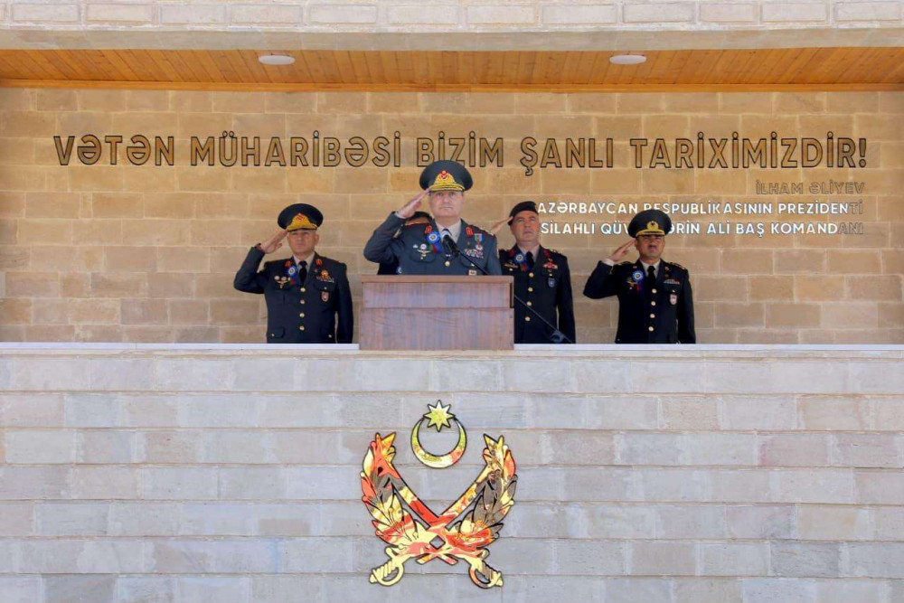 Naxçıvan Hərbi Kollecinin ilk məzun buraxılış mərasimi keçirilib<font color=red> - FOTOLAR</font>