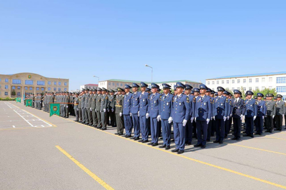 Naxçıvan Hərbi Kollecinin ilk məzun buraxılış mərasimi keçirilib<font color=red> - FOTOLAR</font>