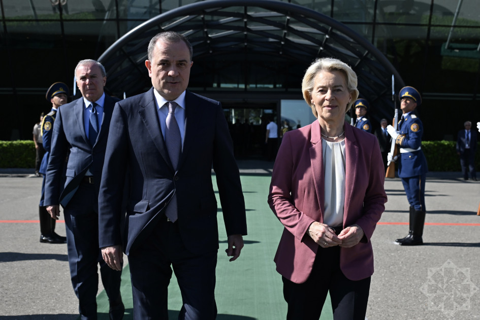 Avropa Komissiyasının Prezidentinin Azərbaycana səfəri başa çatıb<font color=red> - FOTOLAR</font>