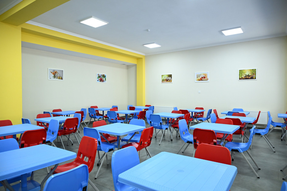Leyla Əliyeva Yevlaxda məktəb binasının açılışında iştirak edib<font color=red> - FOTOLAR</font>