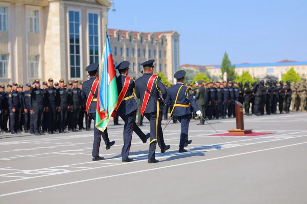 Naxçıvanda Orta İxtisas Polis Məktəbində "Polis Günü" və buraxılış mərasimi keçirilib<font color=red> - FOTOLAR</font>