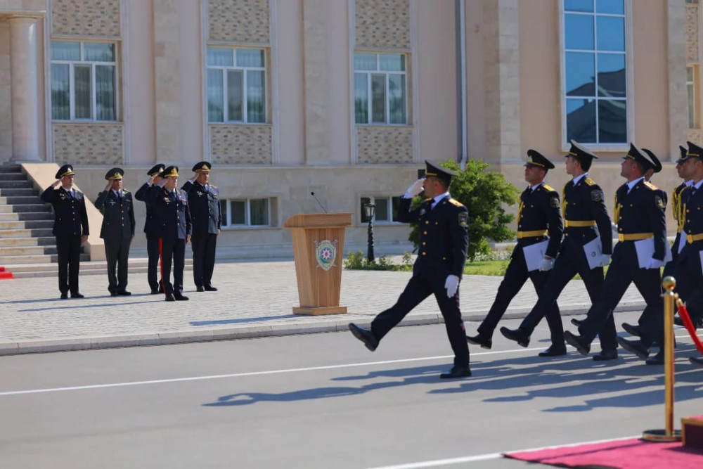 Naxçıvanda Orta İxtisas Polis Məktəbində "Polis Günü" və buraxılış mərasimi keçirilib<font color=red> - FOTOLAR</font>