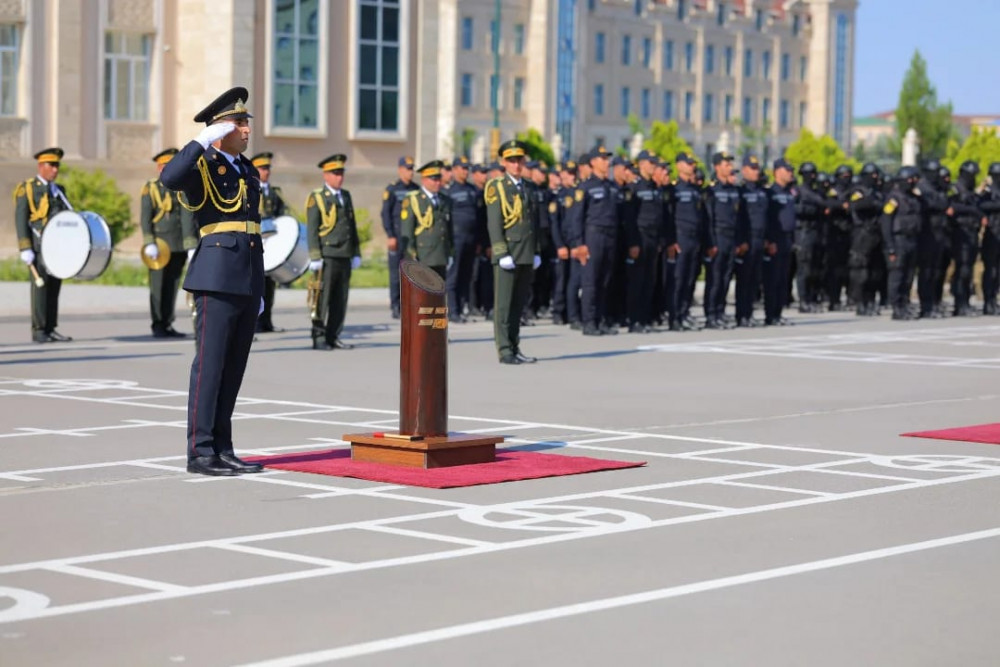 Naxçıvanda Orta İxtisas Polis Məktəbində "Polis Günü" və buraxılış mərasimi keçirilib<font color=red> - FOTOLAR</font>