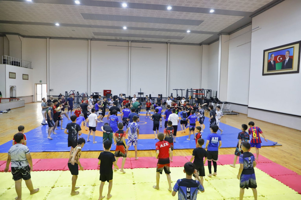 UFC döyüşçüsü Fərman Həsənov Naxçıvanda idmançılar üçün ustad dərsi keçib<font color=red> - FOTOLAR</font>