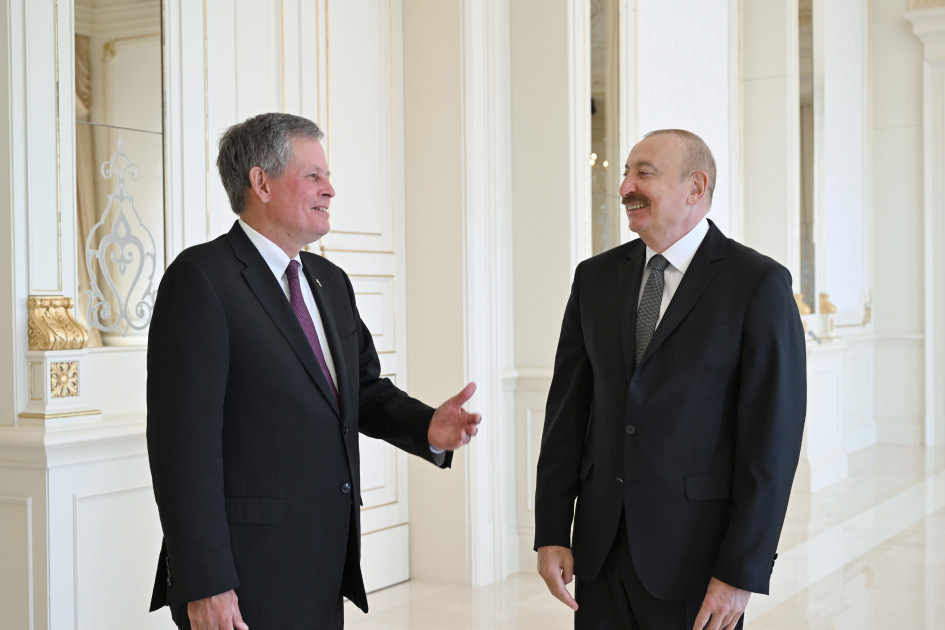 Prezident İlham Əliyev ABŞ Senatının Xarici Əlaqələr Komitəsinin üzvünü qəbul edib<font color=red> - FOTOLAR</font>
