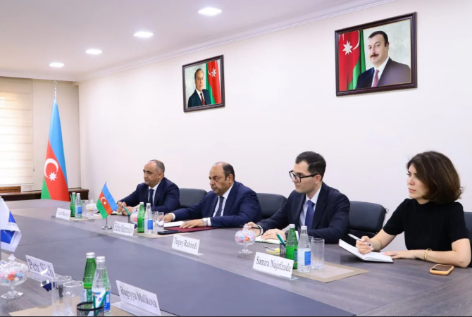 Baş Prokurorluqda Avropa Şurasının nümayəndə heyəti ilə görüş keçirilib<font color=red> - FOTOLAR</font>