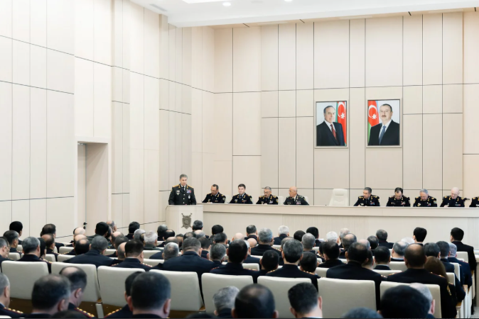 Daxili İşlər Nazirliyində 6 ayın yekunları müzakirə olunub<font color=red> - FOTOLAR</font>