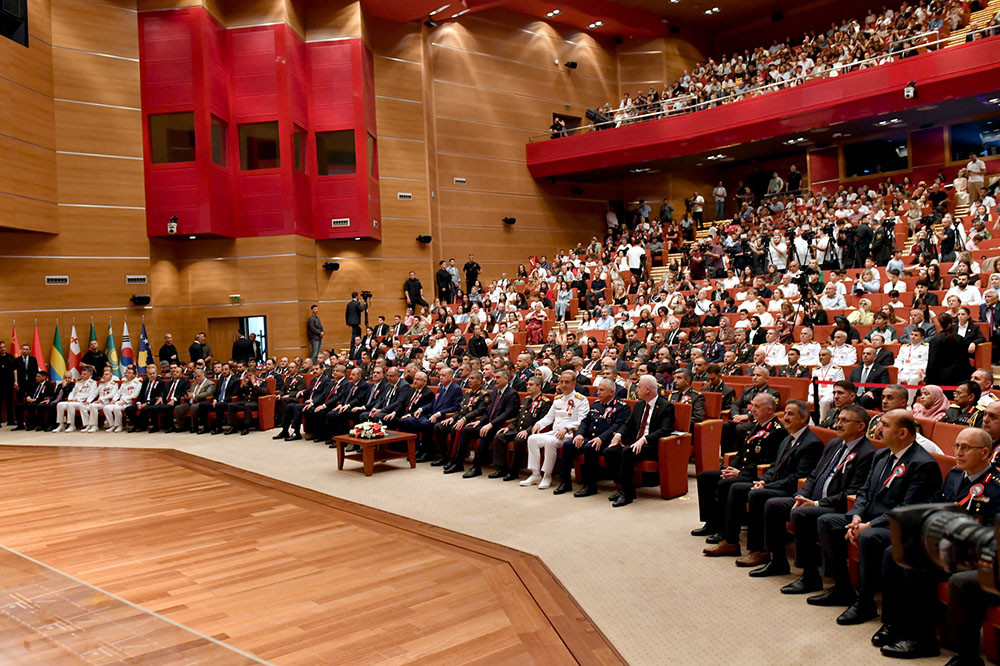 Zakir Həsənov Ərdoğanla birlikdə kursantların buraxılış mərasimində iştirak edib<font color=red> - FOTOLAR</font>