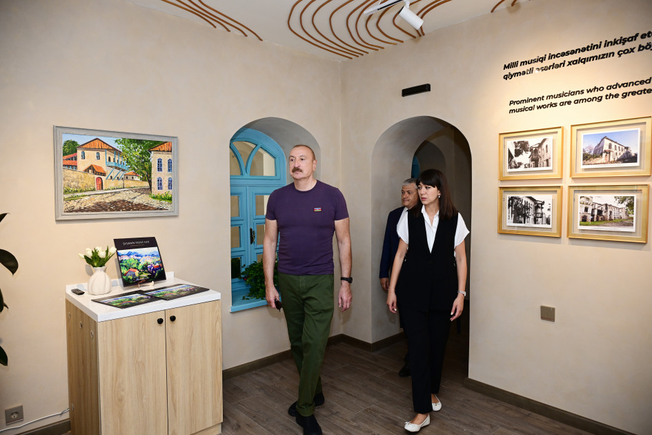 Şuşada “Sadıqcanın evi”nin bərpadan sonra açılışı olub<font color=red> - FOTOLAR</font>