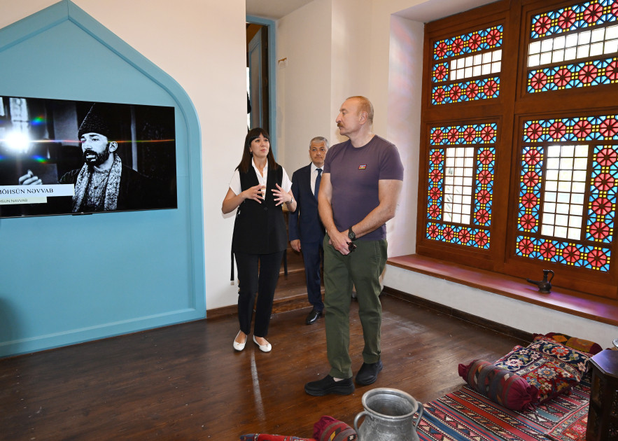 Şuşada “Sadıqcanın evi”nin bərpadan sonra açılışı olub<font color=red> - FOTOLAR</font>