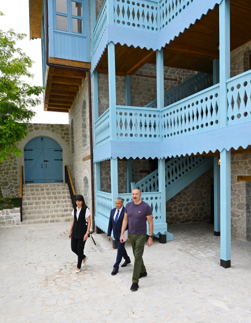 Şuşada “Sadıqcanın evi”nin bərpadan sonra açılışı olub<font color=red> - FOTOLAR</font>