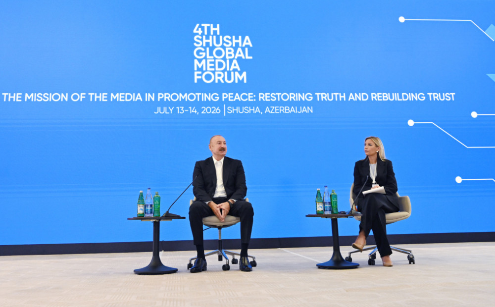 Prezident İlham Əliyev IV Şuşa Qlobal Media Forumunun açılışında iştirak edib<font color='red'> - YENİLƏNİB</font><font color=red> - FOTOLAR</font>