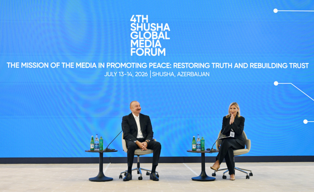 Prezident İlham Əliyev IV Şuşa Qlobal Media Forumunun açılışında iştirak edib<font color='red'> - YENİLƏNİB</font><font color=red> - FOTOLAR</font>