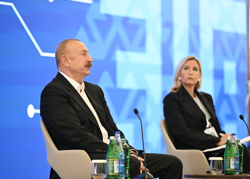Prezident İlham Əliyev IV Şuşa Qlobal Media Forumunun açılışında iştirak edib<font color='red'> - YENİLƏNİB</font><font color=red> - FOTOLAR</font>