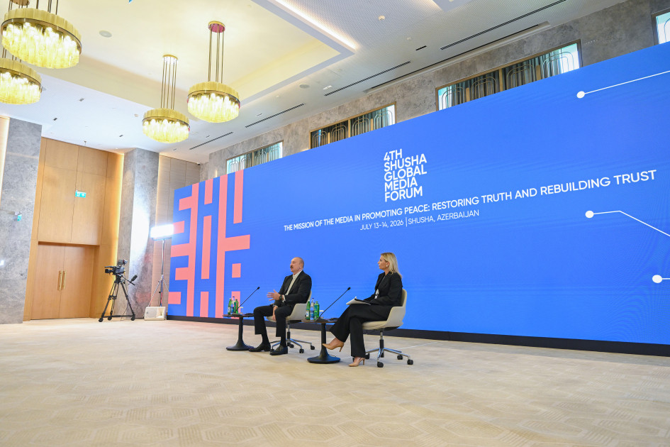 Prezident İlham Əliyev IV Şuşa Qlobal Media Forumunun açılışında iştirak edib<font color='red'> - YENİLƏNİB</font><font color=red> - FOTOLAR</font>