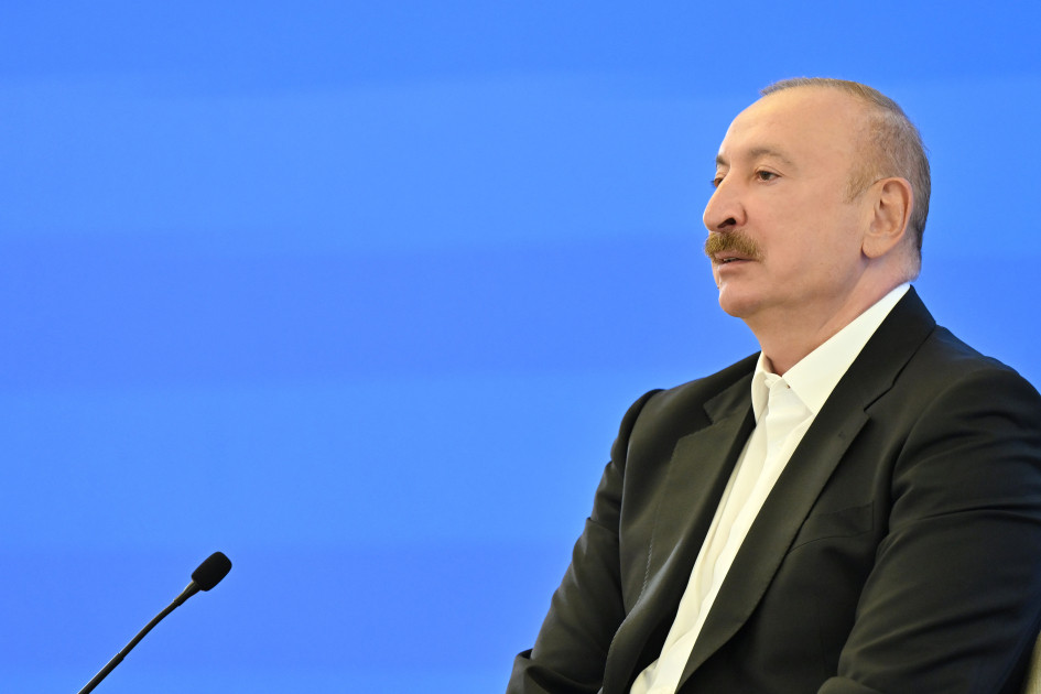 Prezident İlham Əliyev IV Şuşa Qlobal Media Forumunun açılışında iştirak edib<font color='red'> - YENİLƏNİB</font><font color=red> - FOTOLAR</font>