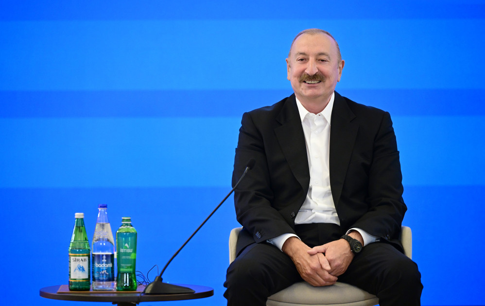 Prezident İlham Əliyev IV Şuşa Qlobal Media Forumunun açılışında iştirak edib<font color='red'> - YENİLƏNİB</font><font color=red> - FOTOLAR</font>