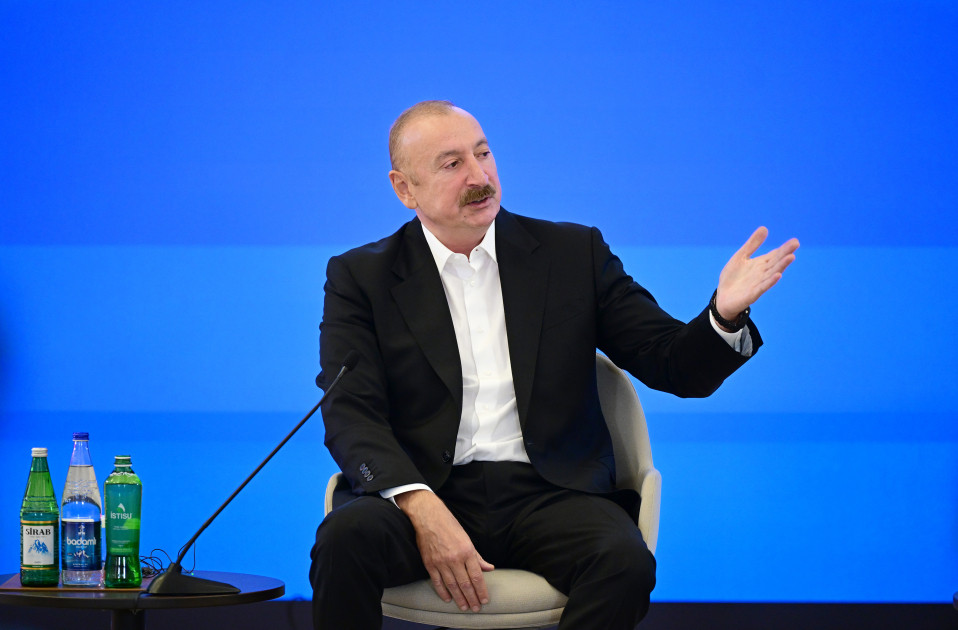 Prezident İlham Əliyev IV Şuşa Qlobal Media Forumunun açılışında iştirak edib<font color='red'> - YENİLƏNİB</font><font color=red> - FOTOLAR</font>