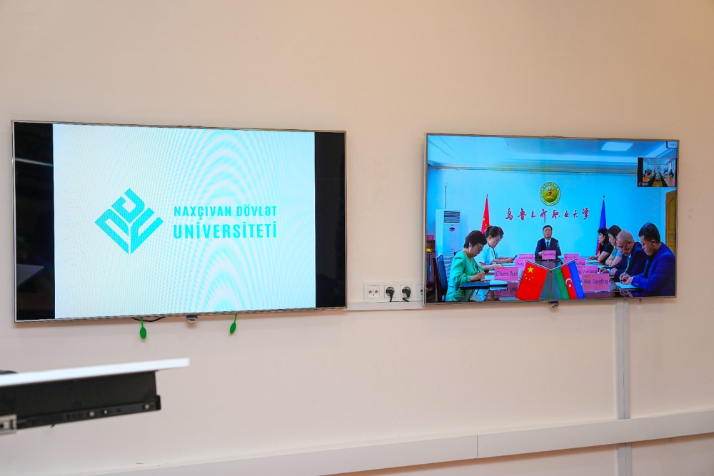 Naxçıvan Dövlət Universiteti ilə Çinin daha bir nüfuzlu universiteti arasında anlaşma memorandumu imzalanıb<font color=red> - FOTOLAR</font>