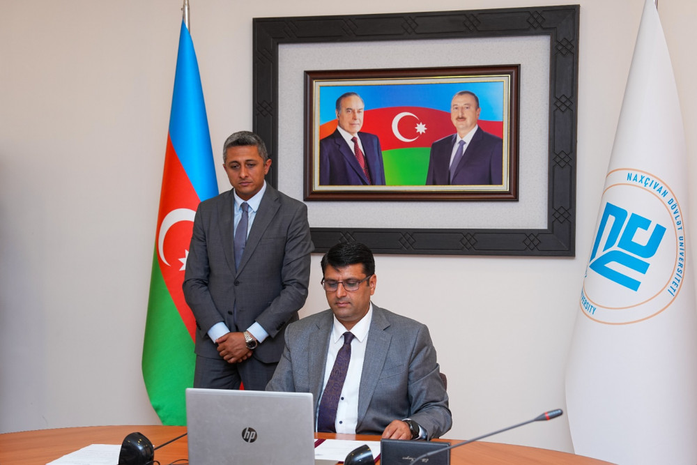 Naxçıvan Dövlət Universiteti ilə Çinin daha bir nüfuzlu universiteti arasında anlaşma memorandumu imzalanıb<font color=red> - FOTOLAR</font>