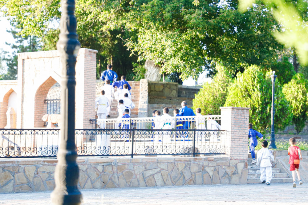 Naxçıvan şəhərində cüdoçuların açıq məşqi təşkil olunub<font color=red> - FOTOLAR</font>