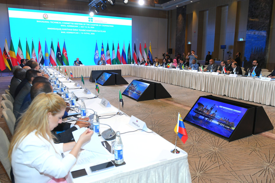 Bakı OPEC+ çərçivəsində Əməkdaşlıq Xartiyası üzrə Texniki Komitənin ilk iclasına ev sahibliyi edib<font color=red> - FOTOLAR</font>