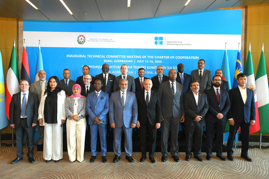Bakı OPEC+ çərçivəsində Əməkdaşlıq Xartiyası üzrə Texniki Komitənin ilk iclasına ev sahibliyi edib<font color=red> - FOTOLAR</font>