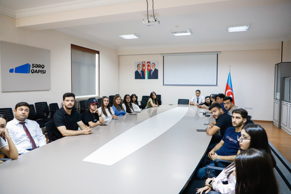 Naxçıvanda gənclərin media ilə bir günü – könüllülər “Şərq qapısı”nda<font color=red> - FOTOLAR</font>