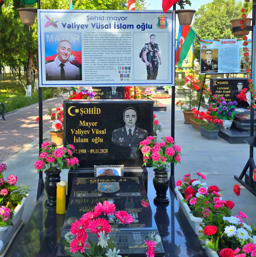 Şəhid Vüsal Vəliyevin doğum günü münasibətilə anım mərasimi keçirilib<font color=red> - FOTOLAR</font>