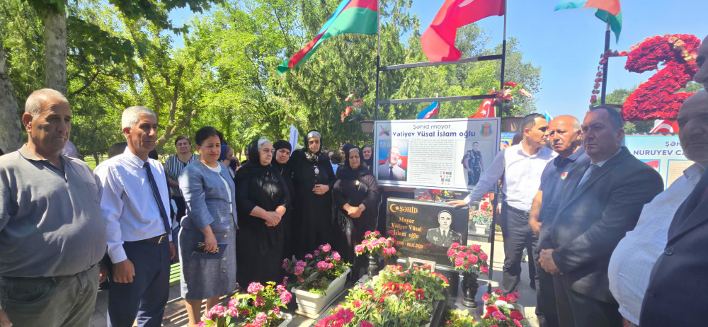 Şəhid Vüsal Vəliyevin doğum günü münasibətilə anım mərasimi keçirilib<font color=red> - FOTOLAR</font>